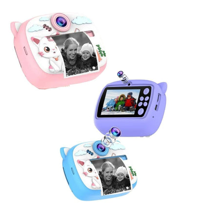 Camera for Kids with Print, Instant Print Camera for Kids, Dual Selfie Digital Camera with 1080P 32 GB HD Videos Recording, 48 MP Instant Photo Printer for...