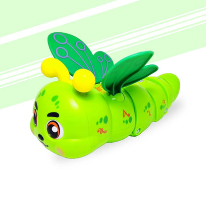 Little Larks Cute Carpenter Worm/Catterpiller Toy for Kids|Dances with Music & Lights|Stunts, Revolves360Degree, Move Front & Back, Wing Swing...