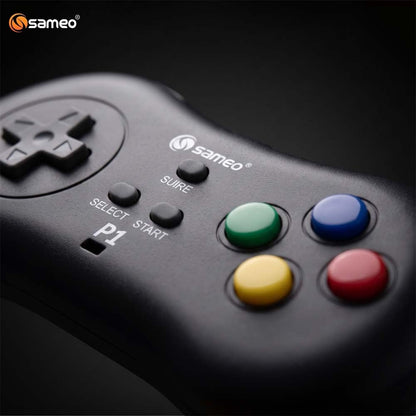 Sameo Micro Genius 2.0 8-Bit HDMI Gaming Console | 800 Built-in HD Games | Plug & Play TV Game Stick | 2 Wireless Controllers | HDMI Compatible | BIS...
