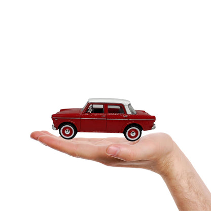 WooZee.. Queen 70'S Classic Red CAR Kids Toy Wheels,Pull-Back Action and Realistic Design