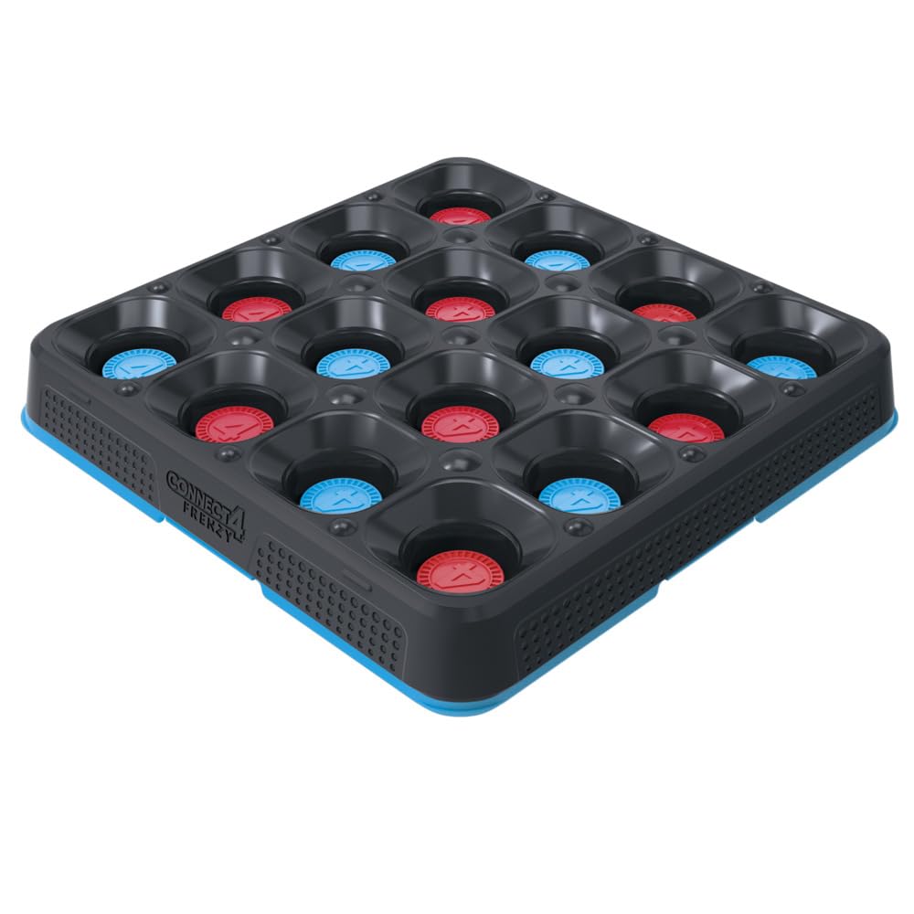 Connect 4 Frenzy Party Edition Game for Adults Only | Bounce Discs and Take Sips | Ages 21+ | 2 to 6 Players | 10 Mins. | Fun Adult Game Nights