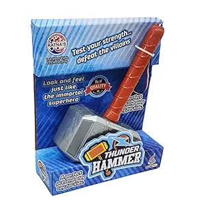 RATNA'S Thunder Hammer Plastic Toy, Light Weight, A Pretend Play Toy Weapon For The Little Superhero Kids