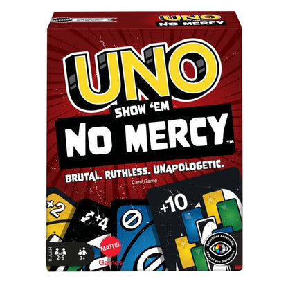 KIDINGTON Show ‘em No Mercy Card Game for Kids, Adults & Family Parties and Travel with Ext, Kid Uno Flip Side Card Game, Multi Color