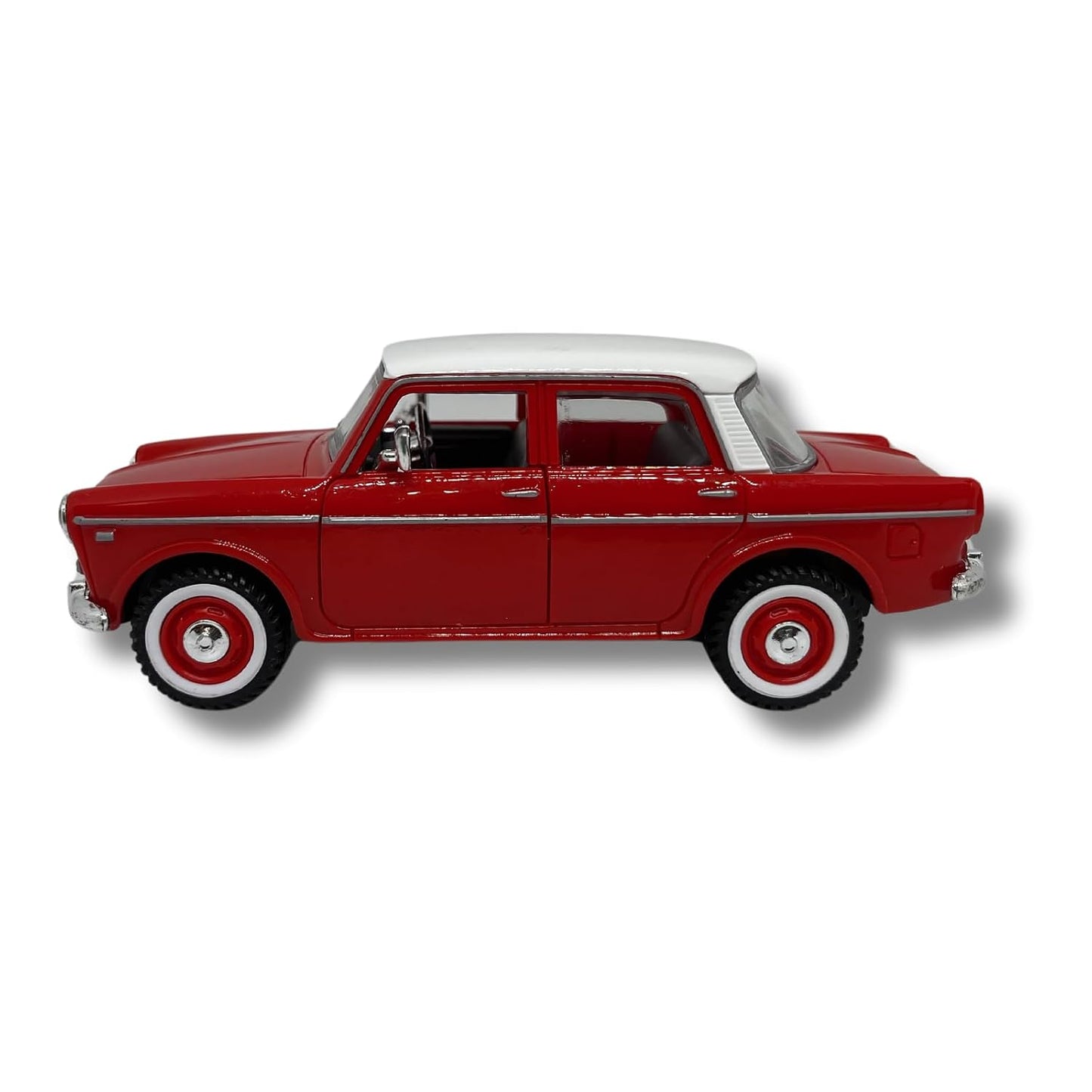 WooZee.. Queen 70'S Classic Red CAR Kids Toy Wheels,Pull-Back Action and Realistic Design
