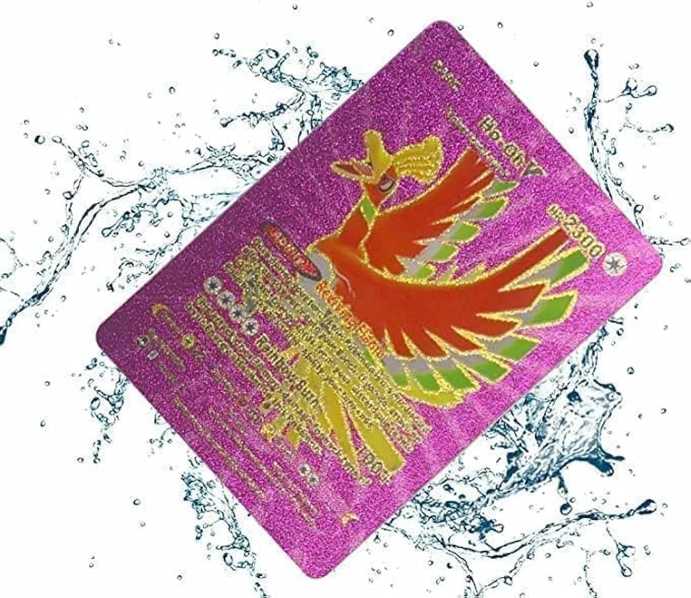 Premium Pokémon Card Game Set – 55 Rare Unofficial VMAX GX VSTAR Cards | Shiny Battle Trading Cards For Kids & Collectors | Gift Pack (Rainbow)