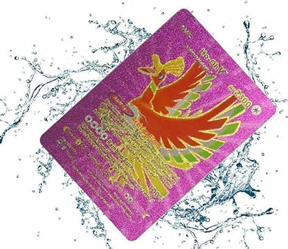 Premium Pokémon Card Game Set – 55 Rare Unofficial VMAX GX VSTAR Cards | Shiny Battle Trading Cards For Kids & Collectors | Gift Pack (Rainbow)