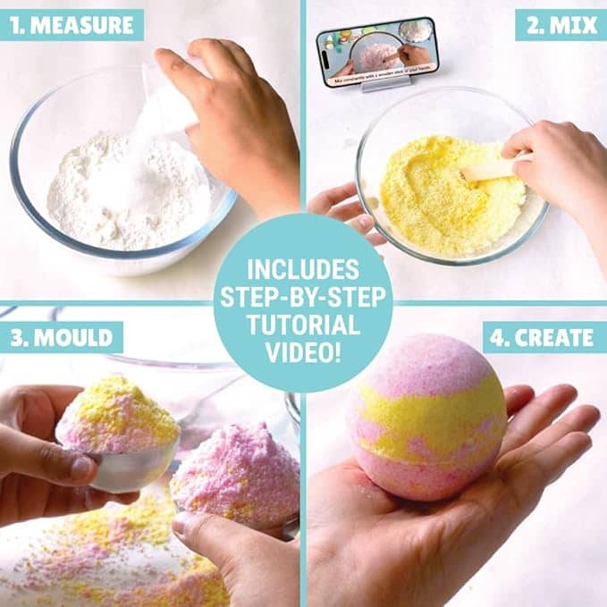 Kalakaram DIY Bath Bomb Making Kit for Kids | STEM Science Experiment & Learning Kit, Educational Birthday Gift for Boys & Girls Ages 8, 9, 10,11,12...