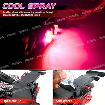 Stunt RC Double Smoke With LED Lights | 2.4Ghz 360° Rotation Fast Stunt Toy Car For Kids