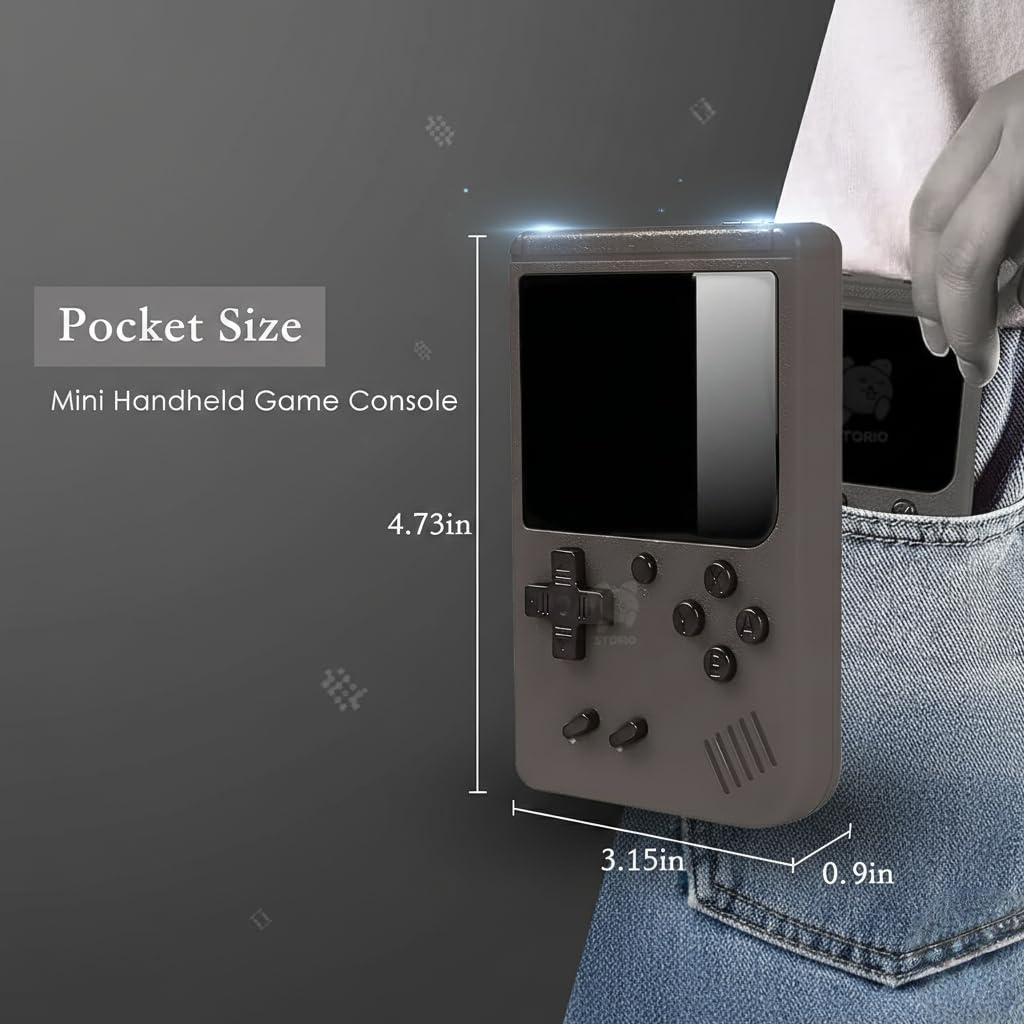 Sup Game Box, Retro Handheld Gaming Console with 400 in 1 Classic Games, Portable Video Game for Kids