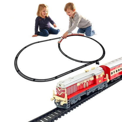 Sheel® Battery Operated Passenger Toy Train Set | | 24 Pcs Track, LED Light, High Speed Engine | Indian Railways Toy Train – Kids 3+ Years