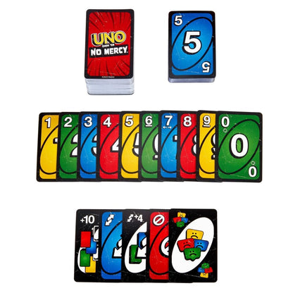 KIDINGTON Show ‘em No Mercy Card Game for Kids, Adults & Family Parties and Travel with Ext, Kid Uno Flip Side Card Game, Multi Color