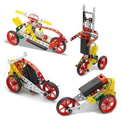 Mechanix Robotix-1 Motorized STEM/STEAM Educational Toy, Building and Construction Set for Boys and Girls Age 7+