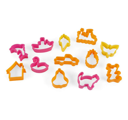 RATNA'S Kid Amazing Sand Multicolor - Pack of 6 Different Coloured Sand with Moulds