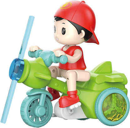 KIDDOVATE Musical Tricycle Toy for Kids with Light & Music, 360°