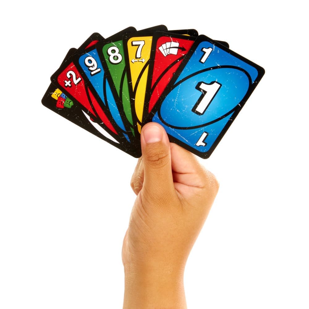 KIDINGTON Show ‘em No Mercy Card Game for Kids, Adults & Family Parties and Travel with Ext, Kid Uno Flip Side Card Game, Multi Color