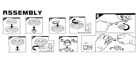 Metal Fusion Clash of Tornado Speed Top Spinning Toy for Kids | Battle Stadium Set with 4 Beys, 2 Launchers & 1 Arena | High-Speed Fighting Tops for Boys & Girls