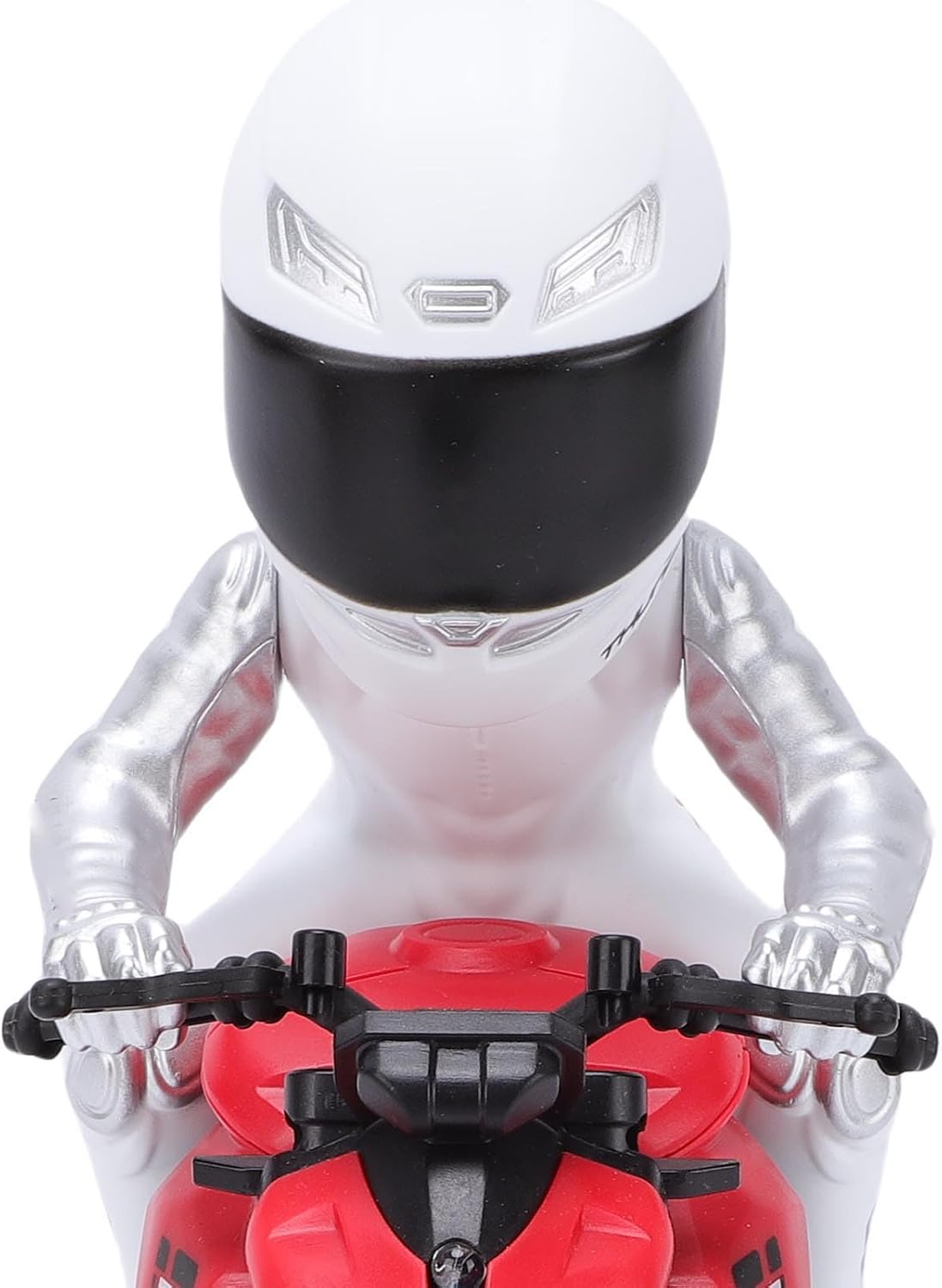 Naroote RC Motorcycle, High Speed RC Stunt Motorcycle Toy with Cool Light Effects and Powerful Electric Motor, Flexible Handling, for Stunt Enthusiasts (Red)