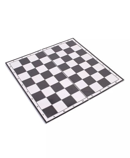 Ratna's Emperor Chess Set Board Game with Folding Chess Board and Black & White Chessmen's for Kids & Adults