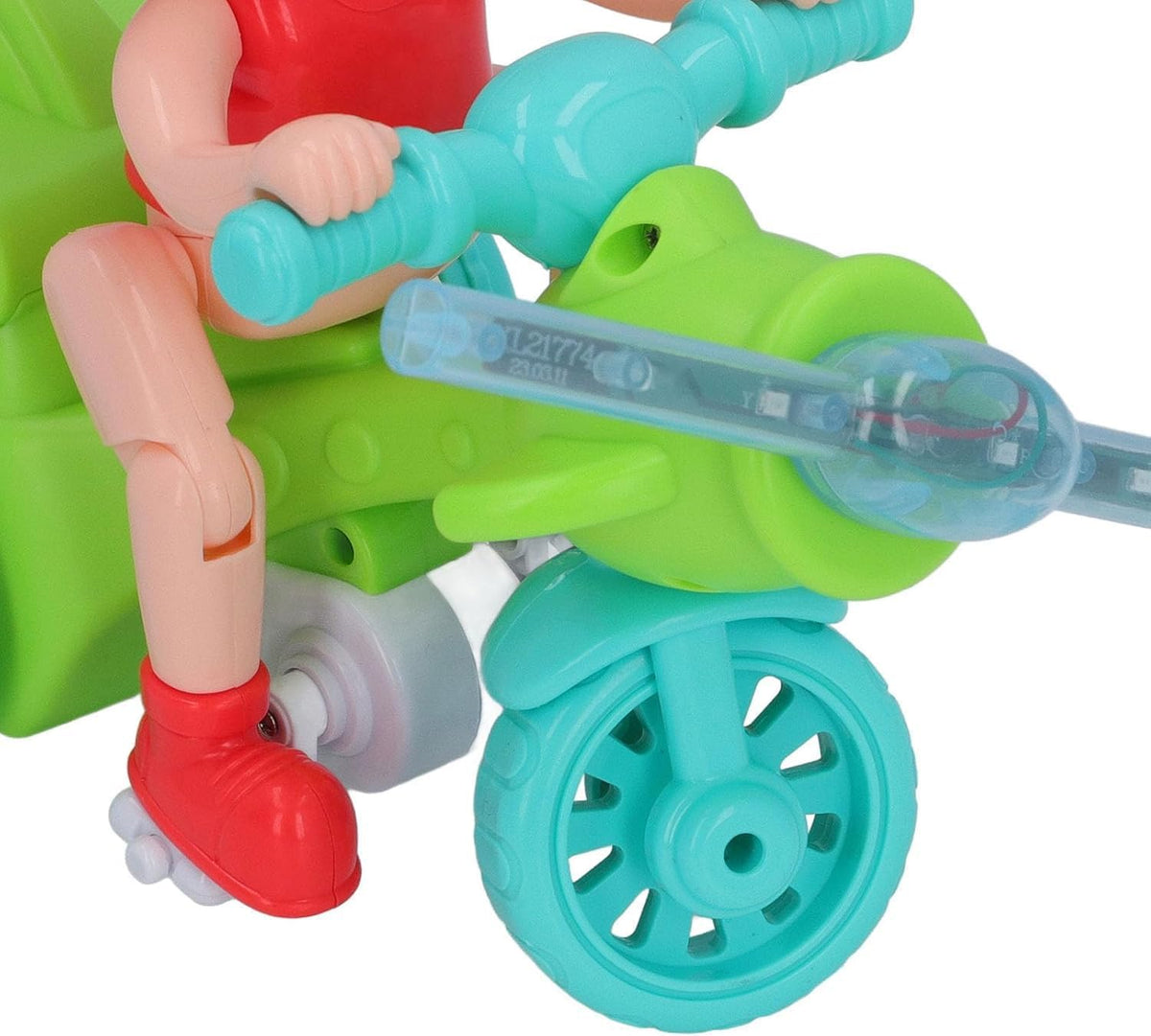 KIDDOVATE Musical Tricycle Toy for Kids with Light & Music, 360°