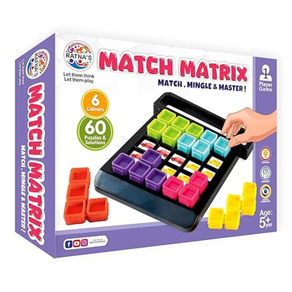 Ratna's Match Matrix Single Player Logic Puzzle Game