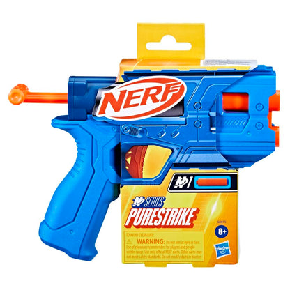 Nerf N Series Purestrike Blaster, 2 Official Nerf N1 Darts Compatible Only with Nerf N1 Blasters, Pull Back Priming, Kids Gifts, Ages 8+