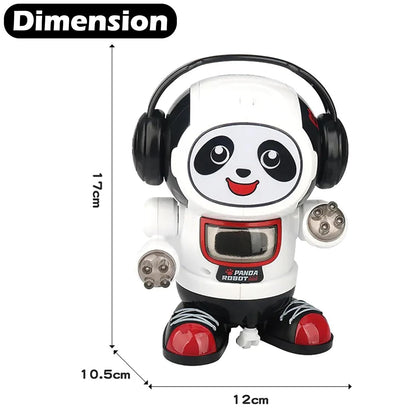Plastic Walkable Panda Robot Toy with Dance and Musical Features, Battery Operated Toy for Kids