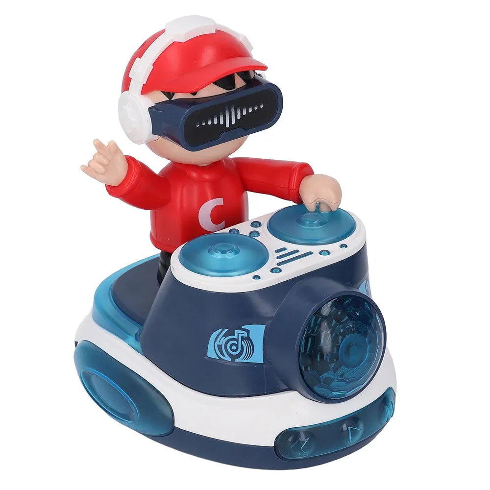 Toy figure with a red outfit and blue helmet