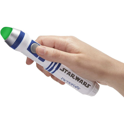 Pictionary Air Star Wars Family Drawing Game for Kids and Adults with R2-D2 Lightpen and Two Levels of Clues