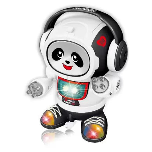 Plastic Walkable Panda Robot Toy with Dance and Musical Features, Battery Operated Toy for Kids
