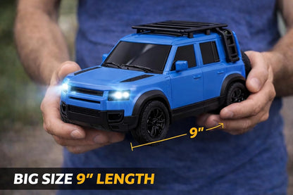Prime Brands Remote Control Car for Kids & Adults, 50 Km/h High Speed RC Car with LED Headlights, 60+ Feet Range, Type-C Rechargeable Off-Road SUV Toy...