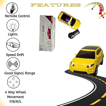 Remote Control SUV Toy Car – 4-Way Drift, Lights, Speed Racer Model for Kids, RC Vehicle