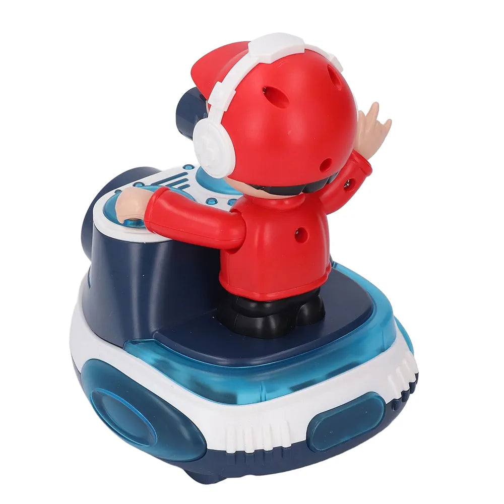 Toy figure of a character in a red outfit