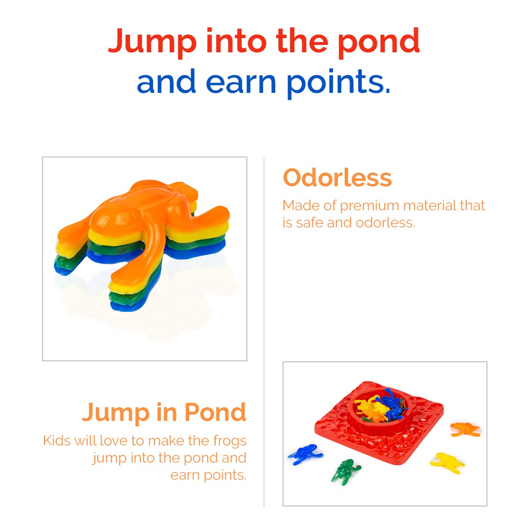 RATNA'S Flip Frog into The Pond Party & Fun Games Board Game