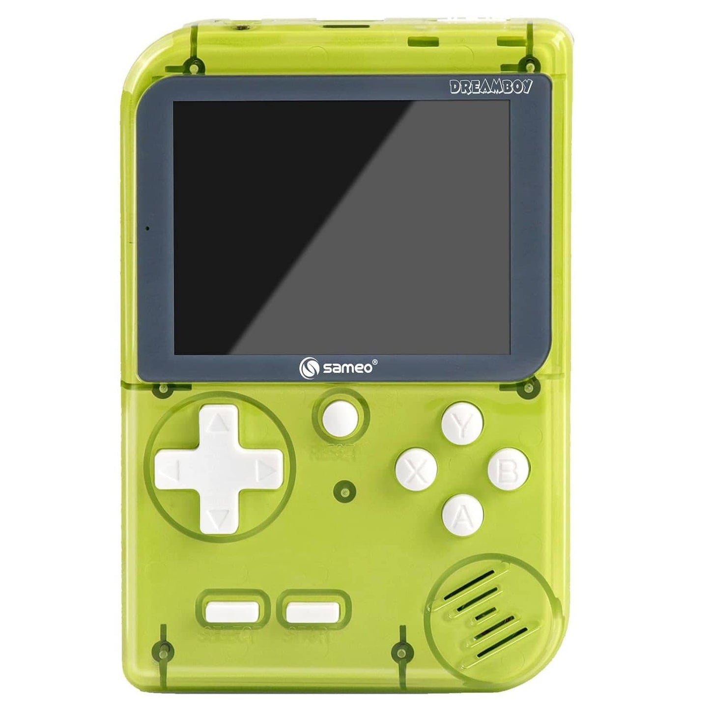 Sameo Handheld Video Game Console, Dreamboy Retro Mini Game with 500 Classic Retro Game TV Compatible for Kids, Rechargeable 8 Bit Classic (Ice Green)