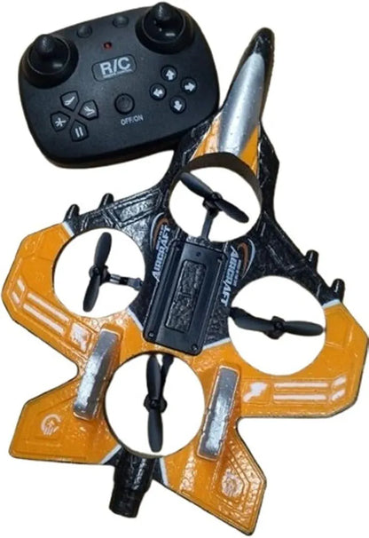 Airplane Fighter Jet Toy Plane, Remote Control, Light Effects, 360° Flip Stunts, Kids Toy