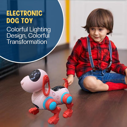 Sri sai Baby Island Electric Robot Dog Toy – Interactive Musical Dog Toy with Colorful Lights & Sounds, Fun Dog Toys for Kids, Perfect Musical Toy for...