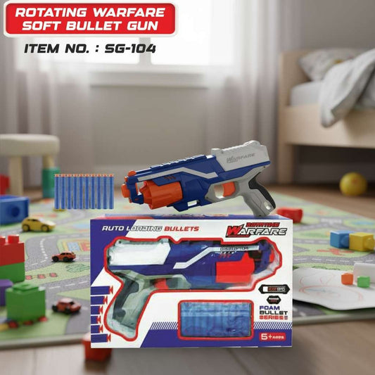 Rotating Warfare Soft Bullet Gun – Auto Loading Arm Blaster Toy Guns For Kids - SG-104