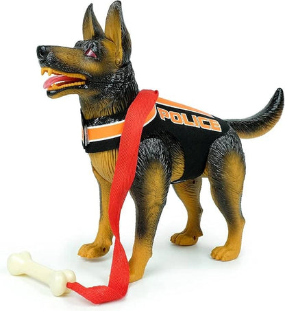 Robot Dog Smart Puppy Police Dog Toy Mobile German Shepherds Dog Toy Puppy Toy 3-6 Years
