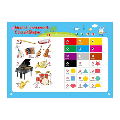 JAZZY PEARLS® English Sound Book Interactive English Learning Talking for Kids 3 Year Olds|Toys & Hobbies | Educational | Other Educational Toys