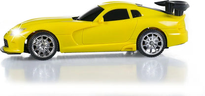 4 Function Remote Control High Speed Racing Car Toy with LED Lights for Kids