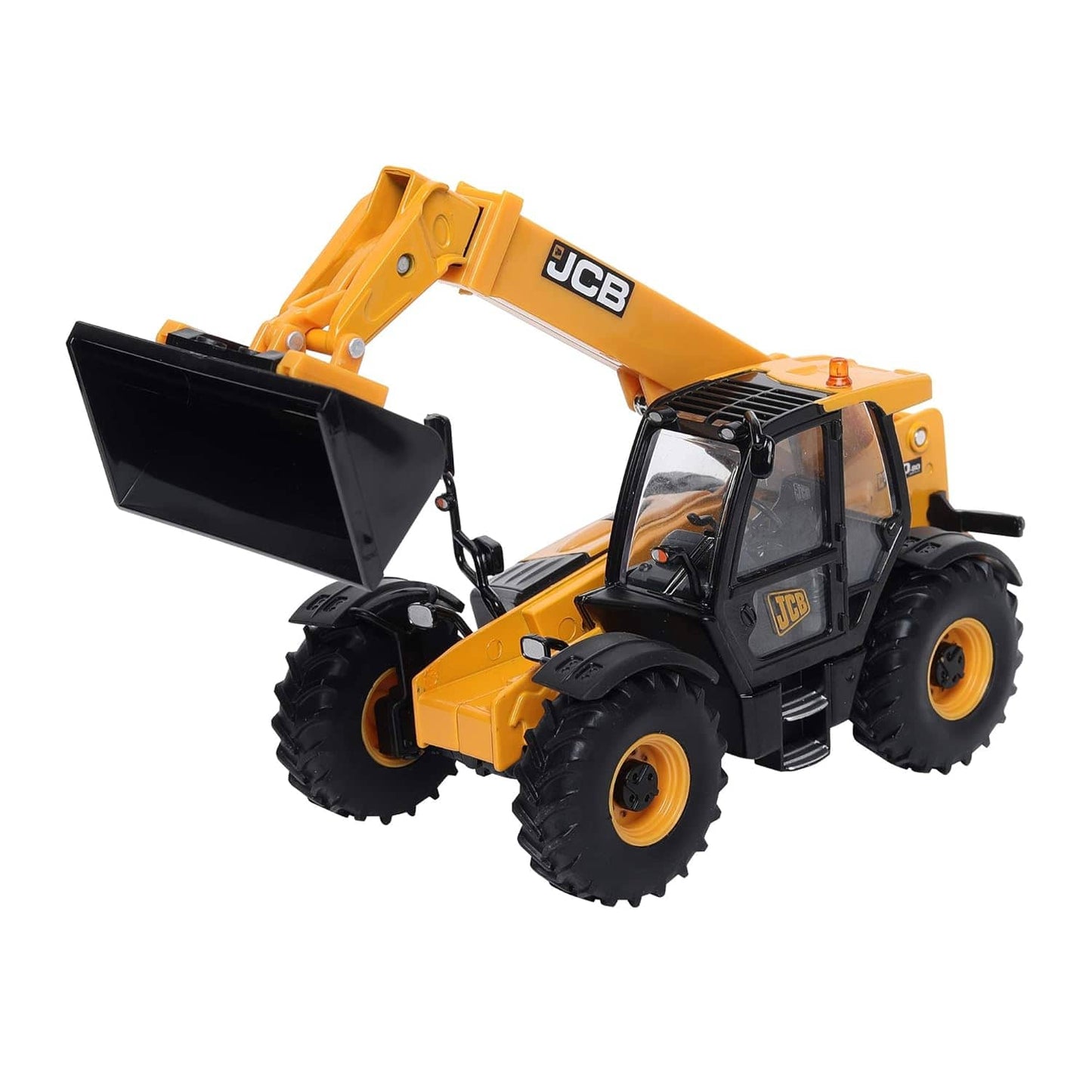 JCB Kids Toys - JCB 1:326 Scale Model, 550-80 Loadall Truck Toy - Construction Vehicles - Pull Along Toy with Movable Parts