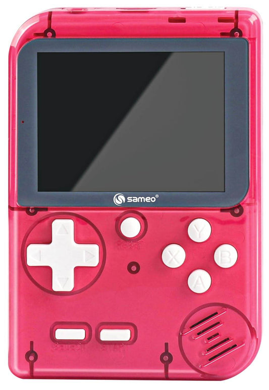 Sameo Handheld Video Game Console, Dreamboy Retro Mini Game with 500 Classic Retro Game TV Compatible for Kids, Rechargeable 8 Bit Classic (Ice Red) - T-Rex the toyland Sitamarhi
