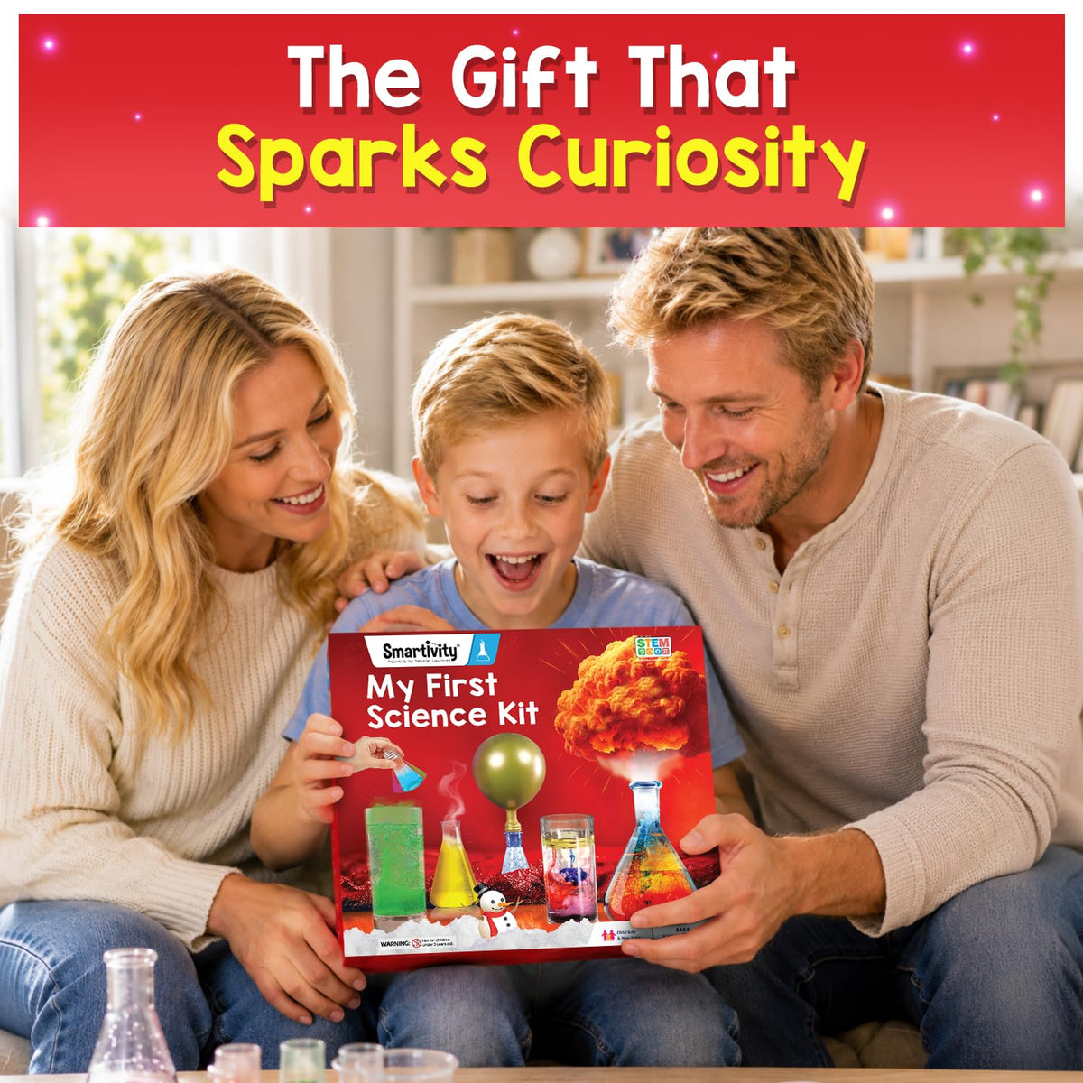 Smartivity My First Science Experiment Kit for Kids 6-8-10-12-14 Years I 50+ Amazing Science Experiments | Birthday Gift for Boys & Girls | Educational...
