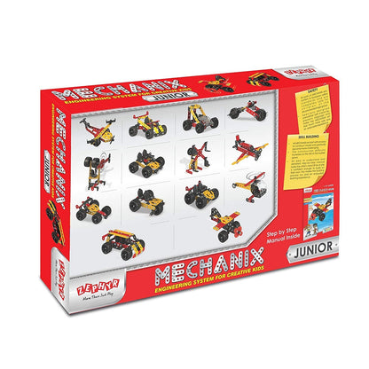 Mechanix Junior, STEM Education Toy, Building and Construction Set for Kids Age 7+ Years