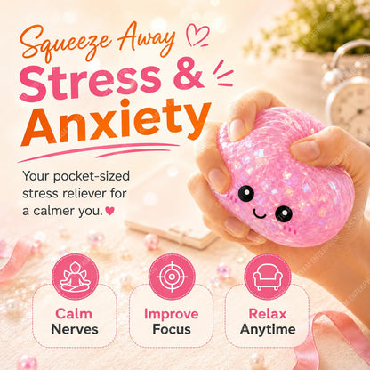 SATYAM ENTERPRISE Dumpling Squishy (1-Piece) Sensory Fidget Toy, Soft Slow Rising Squeeze Stress Relief Toy for Kids & Adults, Cute Portable Desk Toy,...