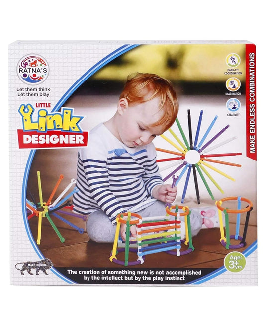 Little Link Designer for Kids. Build and Construct AS Many Objects AS You CAN. A Perfect Creativity Game