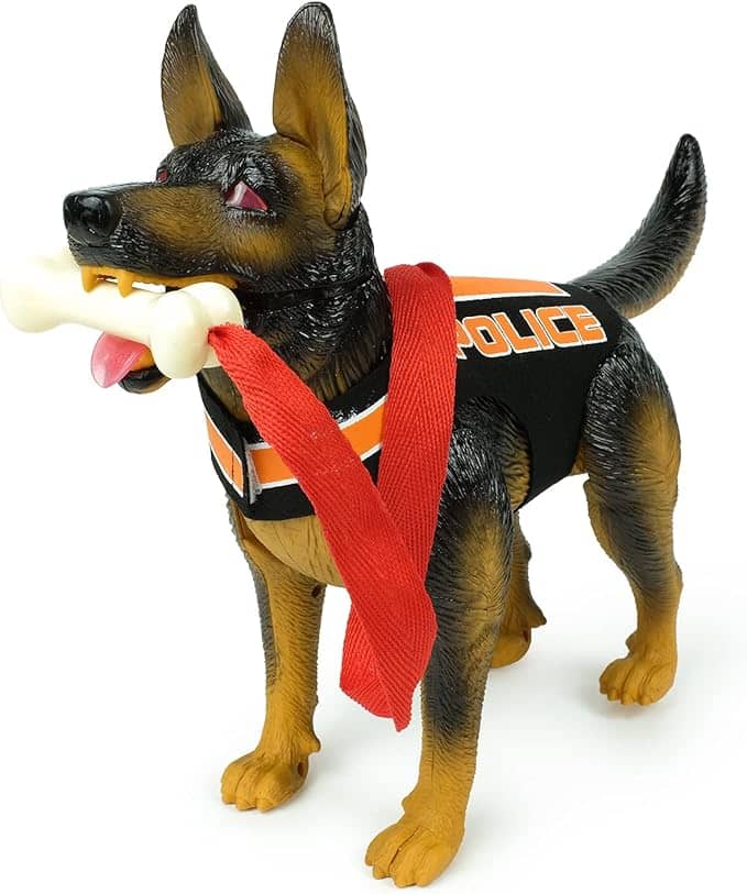 Robot Dog Smart Puppy Police Dog Toy Mobile German Shepherds Dog Toy Puppy Toy 3-6 Years