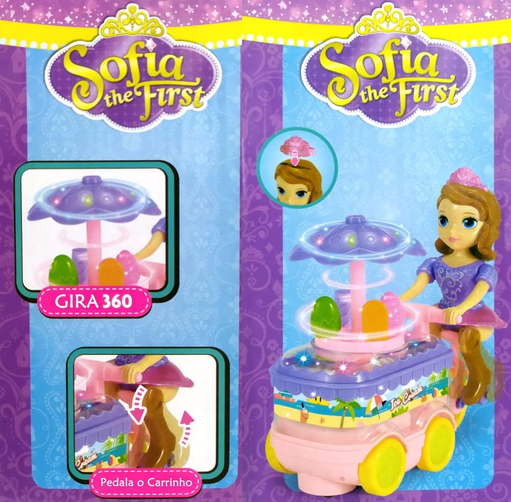 Musical Ice Cream Trolly Toy for Kids with Lights & Sound
