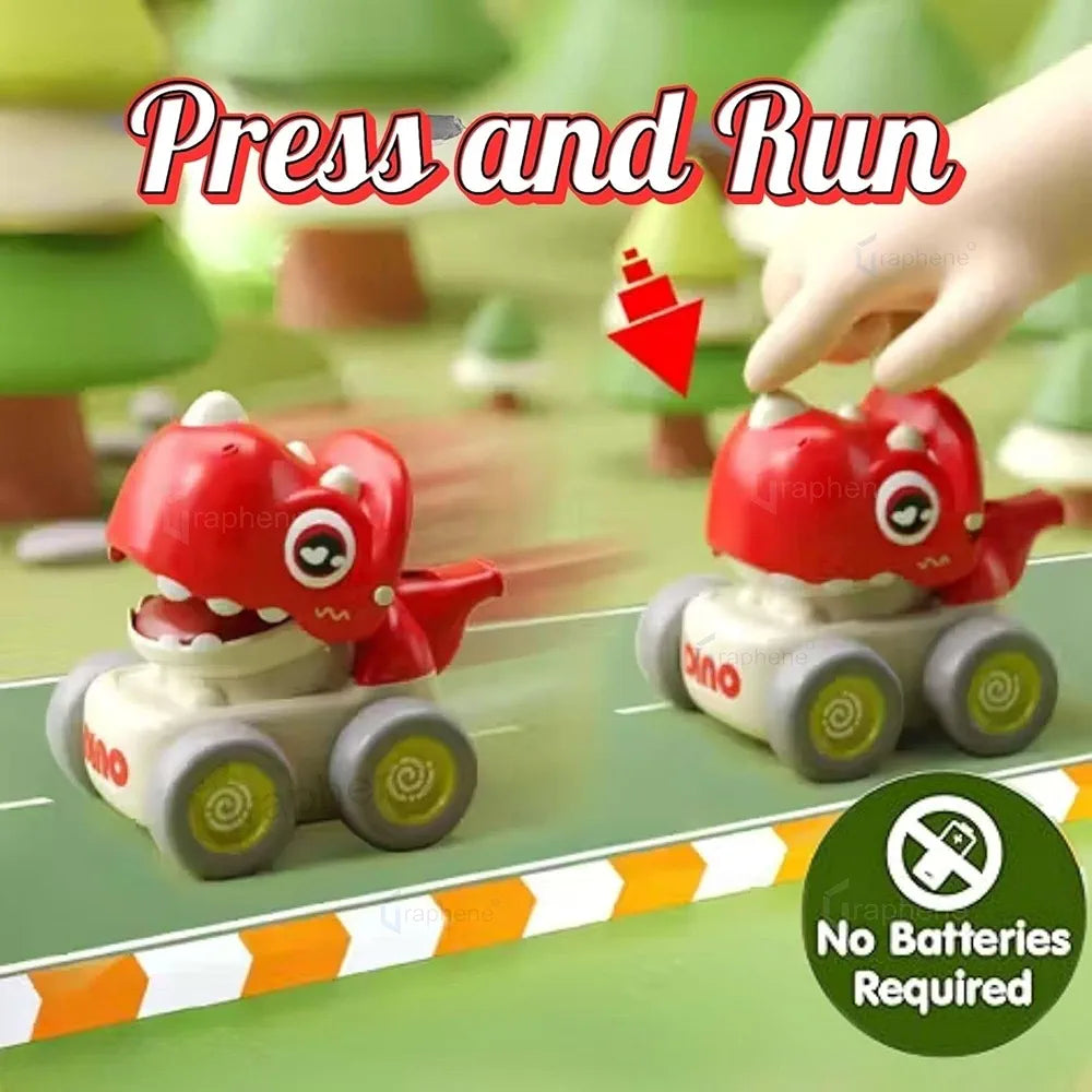 Push and Go Dino car Toys for Baby Toys for Kids (Pack of 1)