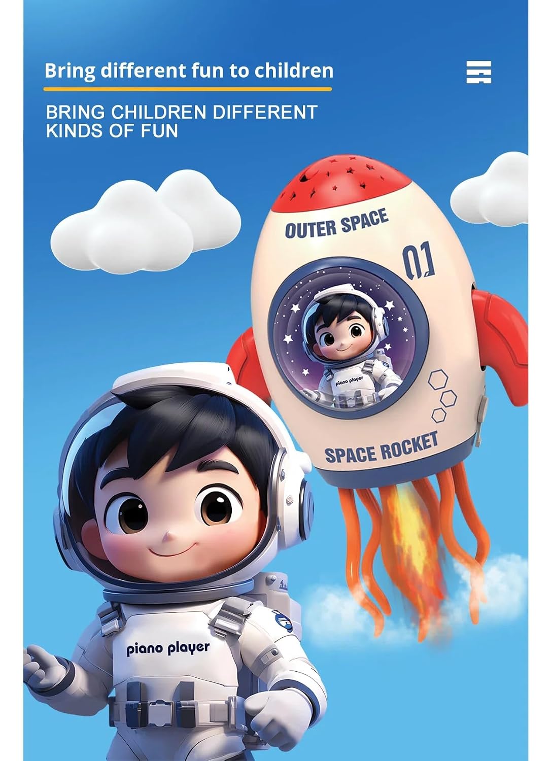 Magicwand Rocket Toy with Fog Function